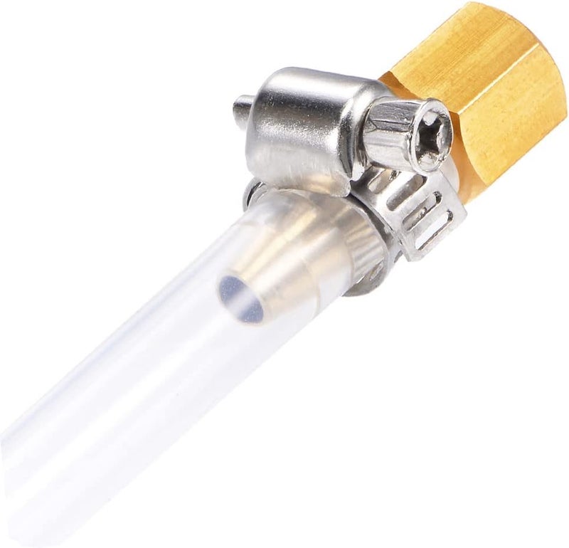 Uenede 3PCS Brass Hose Barb Fittings 3/4" NPT Female to 5/8" Barb Adapter Connector Include 3 Stainless Steel Clamps for Water/Oil/Gas - Image 4